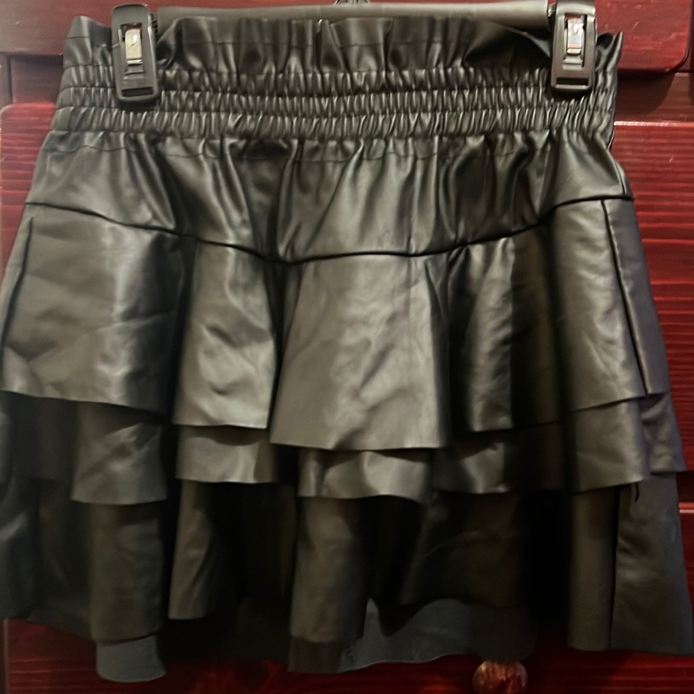 Leather skirt
